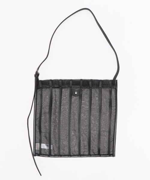 ehka sopo（エヘカソポ）の「チュールメッシュショルダーバッグ（ショルダーバッグ・レディース・オフホワイト/ブラック/ミント・ﾌﾘ-）」の2枚目の写真