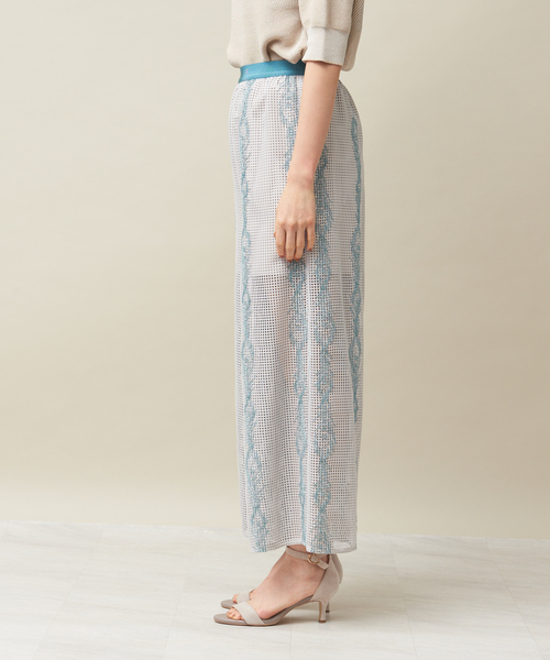 qualite(カリテ)の「スクエアレースエンブロパンツ(その他パンツ・レディース・グリーン系その他2・36/38)」の3枚目の写真