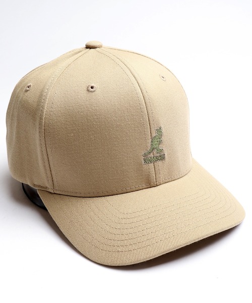 KANGOL（カンゴール）の「Wool Flexfit Baseball フレックスフィットBBキャップ（キャップ・メンズ・ブルー/ベージュ/グレー/レッド/ネイビー/ライトブルー/ブラック・M/L）」の4枚目の写真