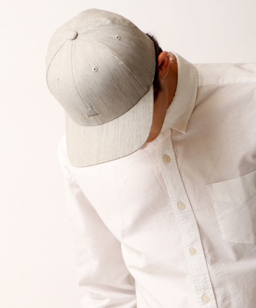KANGOL（カンゴール）の「Wool Flexfit Baseball フレックスフィットBBキャップ（キャップ・メンズ・ブルー/ベージュ/グレー/レッド/ネイビー/ライトブルー/ブラック・M/L）」の11枚目の写真