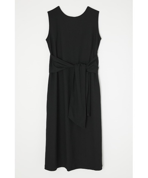 MOUSSY（マウジー）の「WAVY WAIST RIBBON ドレス（ワンピース・レディース・グリーン/ブラック/ブラウン・FREE）」の2枚目の写真