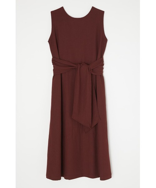 MOUSSY（マウジー）の「WAVY WAIST RIBBON ドレス（ワンピース・レディース・グリーン/ブラック/ブラウン・FREE）」の12枚目の写真