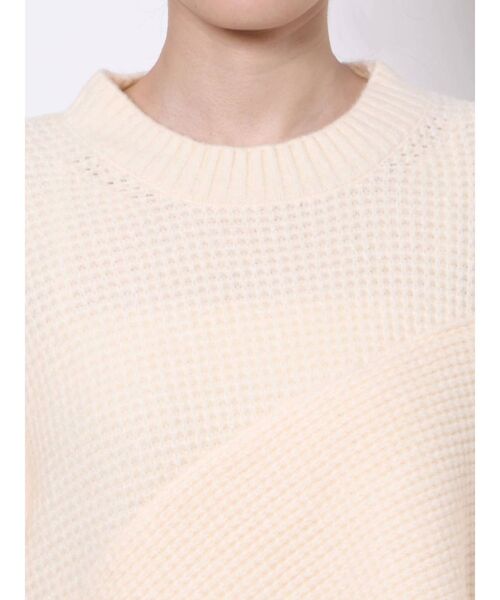 LAGUNAMOON(ラグナムーン)の「アシンメトリーパーツニットプルオーバー(ニット/セーター・レディース・アイボリー/ブラウン/モカ・FREE)」の20枚目の写真