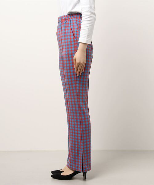 ROSE BUD（ローズバッド）の「チェック柄パンツ（その他パンツ・レディース・オレンジ/ブルー・FREE）」の3枚目の写真