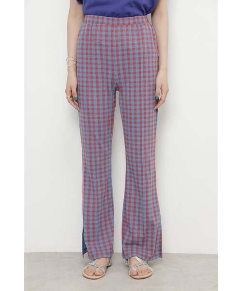 ROSE BUD（ローズバッド）の「チェック柄パンツ（その他パンツ・レディース・オレンジ/ブルー・FREE）」の9枚目の写真