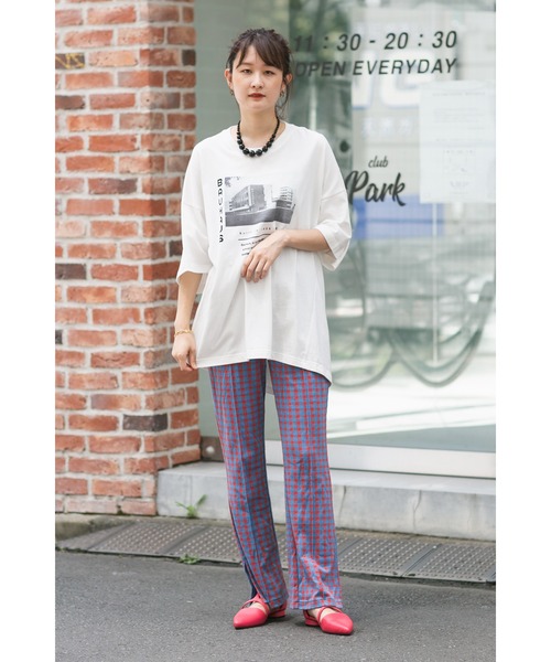 ROSE BUD（ローズバッド）の「チェック柄パンツ（その他パンツ・レディース・オレンジ/ブルー・FREE）」の17枚目の写真