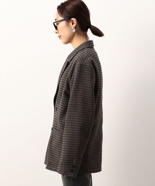 Traditional Weatherwear(トラディショナルウェザーウェア)の「【TRADITIONAL WEATHERWEAR/トラディショナル ウェザーウェア】ユニセックスKIRBY DOUBLE(テーラードジャケット・レディース・ネイビー/ブラウン系その他・M)」の22枚目の写真