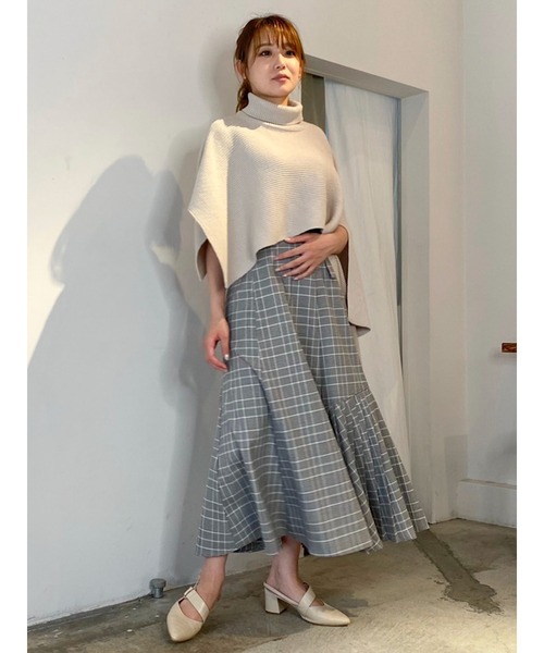 dazzlin（ダズリン）の「サイドヘムプリーツスカート（スカート・レディース・ダークブラウン/ブラウン/グレー/モカ・SMALL/MEDIUM）」の21枚目の写真