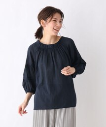 SHOO・LA・RUE | 綿シフォン袖ボリュームブラウス(シャツ/ブラウス)