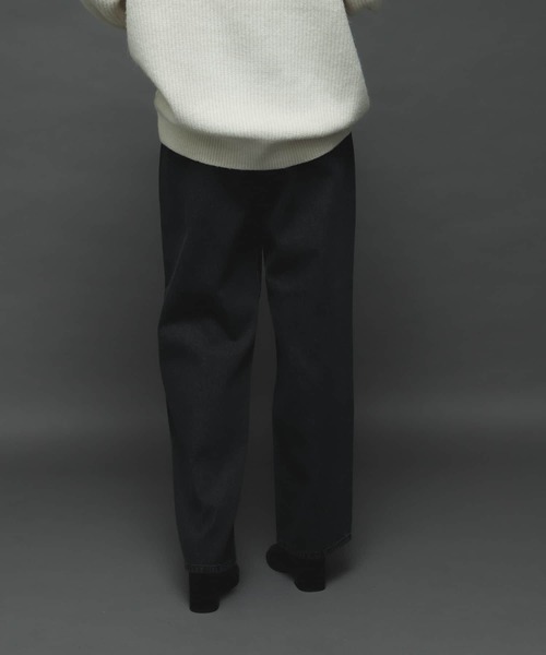 SENSE OF PLACE by URBAN RESEARCH（センスオブプレイスバイアーバンリサーチ）の「『TALLサイズあり』カラーカツラギパンツ（デニムパンツ・レディース・ベージュ/カーキ/ブラック/アイボリー・SMALL/MEDIUM/TALL）」の10枚目の写真