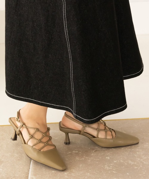 ソフト メッシュ編みバックストラップパンプス パンプス Randa ランダ のファッション通販 Zozotown ソフト メッシュ編みバックストラップパンプス パンプス Randa ランダ のファッション通販 Zozotown