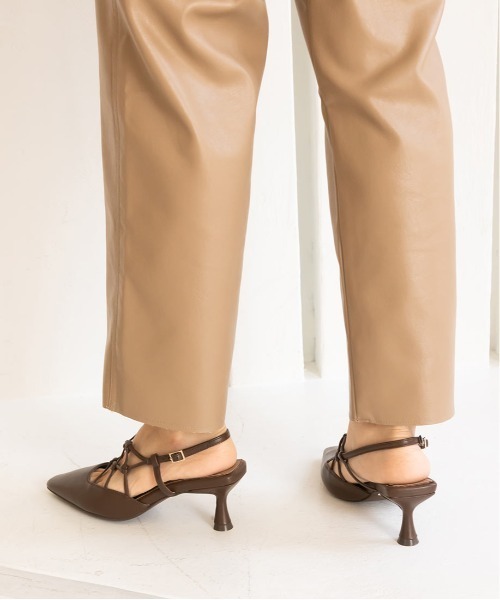 RANDA(ランダ)の「ソフト メッシュ編みバックストラップパンプス(パンプス・レディース・ブラウン/カーキ/ベージュ・L/M/LL/S)」の17枚目の写真