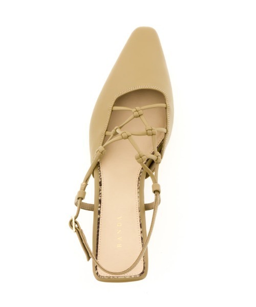 RANDA(ランダ)の「ソフト メッシュ編みバックストラップパンプス(パンプス・レディース・ブラウン/カーキ/ベージュ・L/M/LL/S)」の18枚目の写真