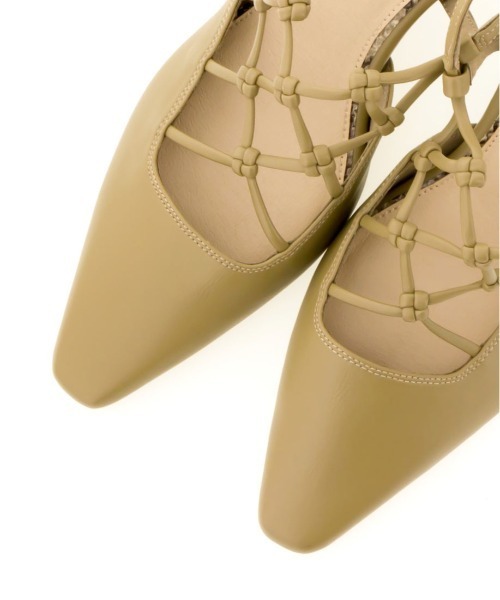 RANDA(ランダ)の「ソフト メッシュ編みバックストラップパンプス(パンプス・レディース・ブラウン/カーキ/ベージュ・L/M/LL/S)」の21枚目の写真