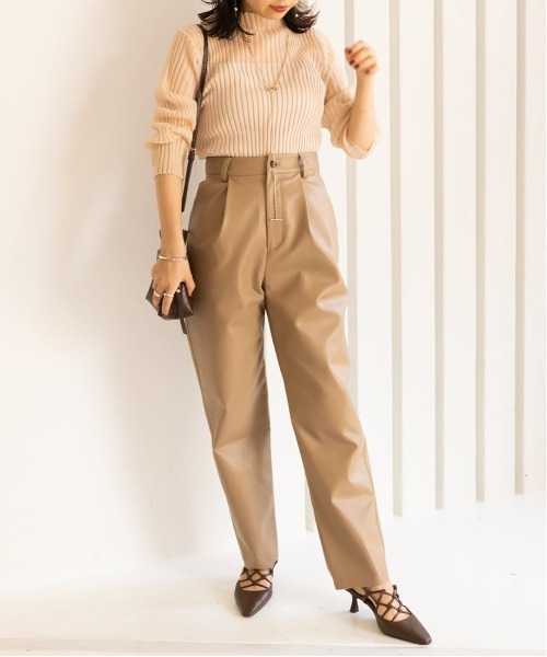 RANDA(ランダ)の「ソフト メッシュ編みバックストラップパンプス(パンプス・レディース・ブラウン/カーキ/ベージュ・L/M/LL/S)」の6枚目の写真