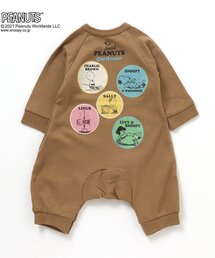 PEANUTS ガーデンワッペン風リンクカバーオール(スヌーピー)