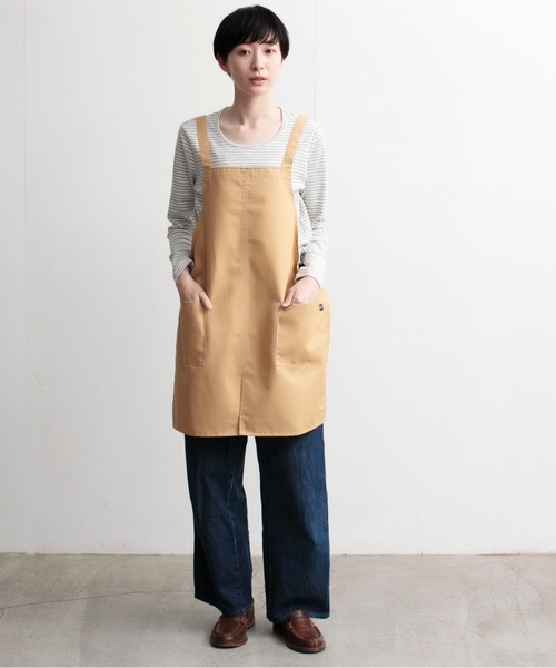 COCO WALK（ココウォーク）の「COCOWALK:抗ウイルス加工のラクエプ（エプロン・レディース・ネイビー/グリーン/マスタード・FREE）」の16枚目の写真