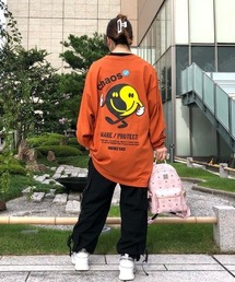 KaneZ | KaneZ/ケインズ/MR.YING YANG L/S TEE/バックプリントロングスリーブTシャツ(Tシャツ/カットソー)