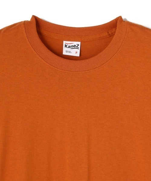 KaneZ（ケインズ）の「KaneZ/ケインズ/MR.YING YANG L/S TEE/バックプリントロングスリーブTシャツ（Tシャツ/カットソー・レディース・オレンジ/ホワイト・FREE）」の11枚目の写真