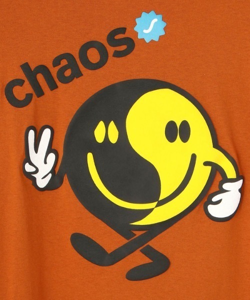 KaneZ（ケインズ）の「KaneZ/ケインズ/MR.YING YANG L/S TEE/バックプリントロングスリーブTシャツ（Tシャツ/カットソー・レディース・オレンジ/ホワイト・FREE）」の14枚目の写真