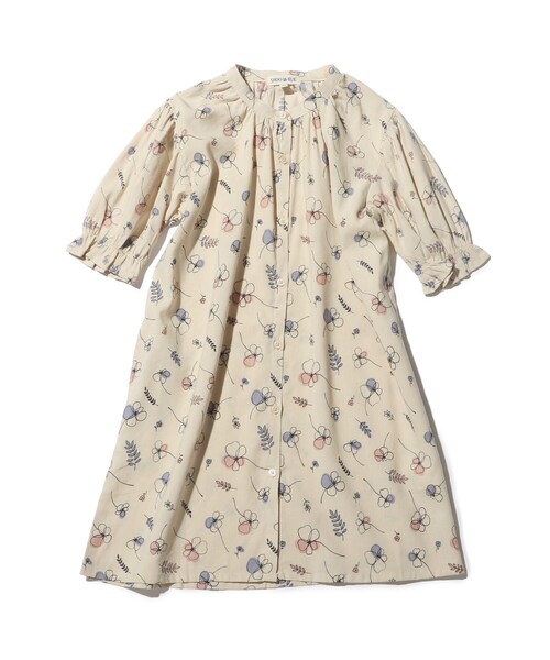 90 140cm リンク キッズ花柄シャツワンピース ワンピース Shoo La Rue シューラルー のファッション通販 Zozotown