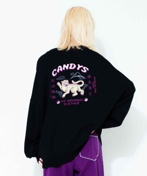 Candy Stripper(キャンディストリッパー)の「ORIENTAL EMBROIDERY ニット(ニット/セーター・レディース・イエロー/ブラック/レッド・2)」の9枚目の写真