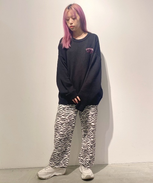 Candy Stripper(キャンディストリッパー)の「ORIENTAL EMBROIDERY ニット(ニット/セーター・レディース・イエロー/ブラック/レッド・2)」の7枚目の写真