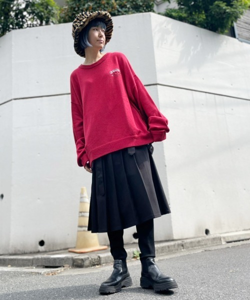 Candy Stripper(キャンディストリッパー)の「ORIENTAL EMBROIDERY ニット(ニット/セーター・レディース・イエロー/ブラック/レッド・2)」の5枚目の写真