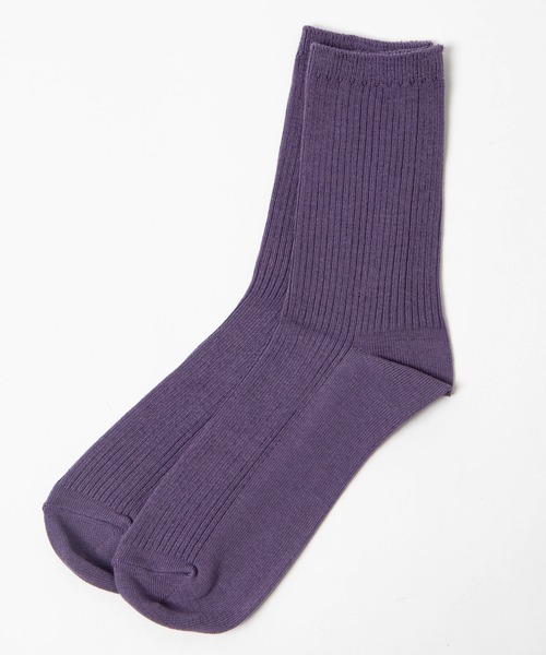 WEGO（ウィゴー）の「WEGO/カラーリブ無地ソックス（ソックス/靴下・レディース・ブラウン/ワイン/マスタード/パープル/ブラック/ホワイト/ベージュ/グレー/サックスブルー/ダークグリーン/ダークオレンジ/グリーン/イエロー系その他/ブルー系その他/パープル系その他/ピンク/レッド/ブルー/オレンジ/その他2/その他1・23-25cm）」の12枚目の写真