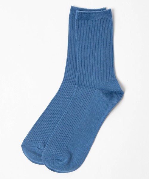 WEGO（ウィゴー）の「WEGO/カラーリブ無地ソックス（ソックス/靴下・レディース・ブラウン/ワイン/マスタード/パープル/ブラック/ホワイト/ベージュ/グレー/サックスブルー/ダークグリーン/ダークオレンジ/グリーン/イエロー系その他/ブルー系その他/パープル系その他/ピンク/レッド/ブルー/オレンジ/その他2/その他1・23-25cm）」の9枚目の写真