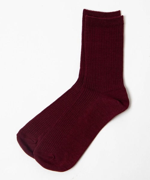 WEGO（ウィゴー）の「WEGO/カラーリブ無地ソックス（ソックス/靴下・レディース・ブラウン/ワイン/マスタード/パープル/ブラック/ホワイト/ベージュ/グレー/サックスブルー/ダークグリーン/ダークオレンジ/グリーン/イエロー系その他/ブルー系その他/パープル系その他/ピンク/レッド/ブルー/オレンジ/その他2/その他1・23-25cm）」の18枚目の写真