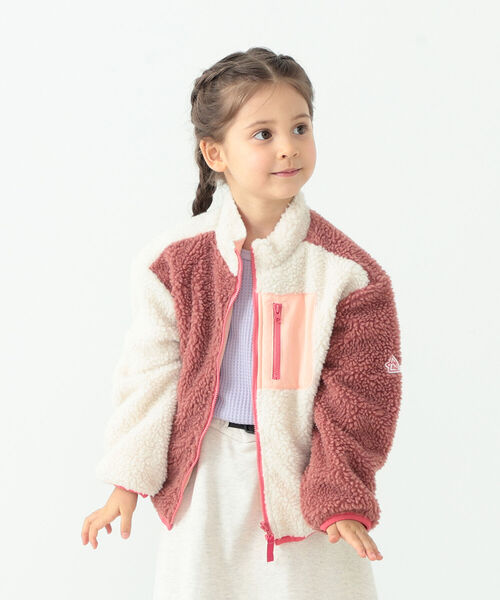B:MING by BEAMS(ビーミングバイビームス)の「B:MING by BEAMS / リバーシブル ボア ジャケット(90~150cm)(ブルゾン・キッズ・レッド系その他7/ネイビー/その他・130/140/150/100/110/120/90)」の5枚目の写真