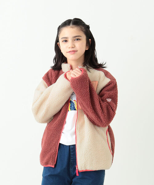 B:MING by BEAMS(ビーミングバイビームス)の「B:MING by BEAMS / リバーシブル ボア ジャケット(90~150cm)(ブルゾン・キッズ・レッド系その他7/ネイビー/その他・130/140/150/100/110/120/90)」の8枚目の写真