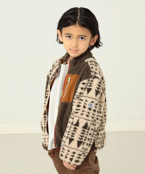 B:MING by BEAMS(ビーミングバイビームス)の「B:MING by BEAMS / リバーシブル ボア ジャケット(90~150cm)(ブルゾン・キッズ・レッド系その他7/ネイビー/その他・130/140/150/100/110/120/90)」の15枚目の写真