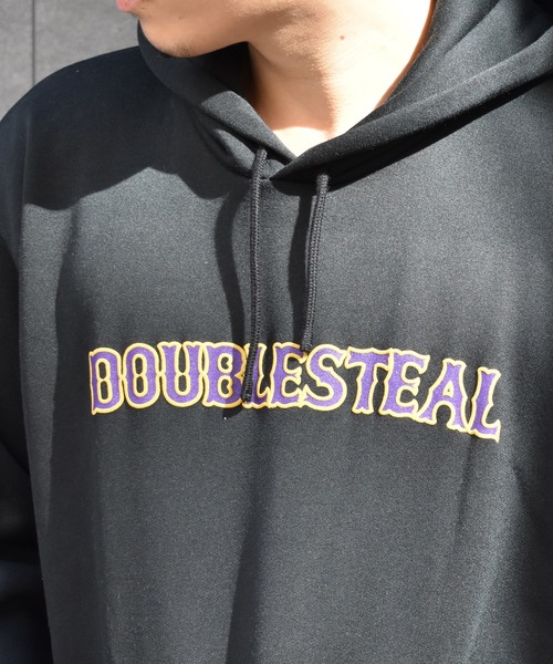 DOUBLE STEAL（ダブルスティール）の「ROUND LOGO パーカー（パーカー・メンズ・ホワイト/ブラック/トップグレー・X-LARGE/LARGE/MEDIUM）」の11枚目の写真