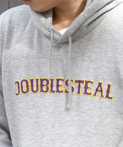 DOUBLE STEAL（ダブルスティール）の「ROUND LOGO パーカー（パーカー・メンズ・ホワイト/ブラック/トップグレー・X-LARGE/LARGE/MEDIUM）」の17枚目の写真