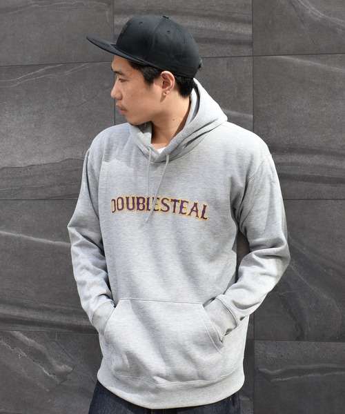 DOUBLE STEAL（ダブルスティール）の「ROUND LOGO パーカー（パーカー・メンズ・ホワイト/ブラック/トップグレー・X-LARGE/LARGE/MEDIUM）」の18枚目の写真