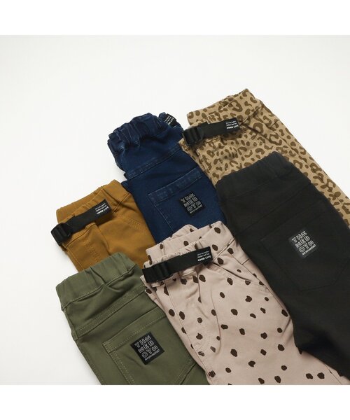 BREEZE by saori(ブリーズバイサオリ)の「WEB限定 パンツ細テーパード 10分丈 【BREEZE by saori】(その他パンツ・キッズ・キャメル/ベージュ/アイボリー/ブラック/カーキ・100/90/110/120/130/140/150)」の6枚目の写真