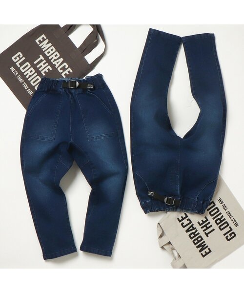 BREEZE by saori(ブリーズバイサオリ)の「WEB限定 パンツ細テーパード 10分丈 【BREEZE by saori】(その他パンツ・キッズ・キャメル/ベージュ/アイボリー/ブラック/カーキ・100/90/110/120/130/140/150)」の8枚目の写真