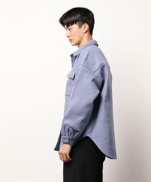 STYLEBLOCK(スタイルブロック)の「フェイクウールCPOジャケット(その他アウター・メンズ・オートミール/ベージュ系その他/パープル系その他/ブラック・L/M)」の5枚目の写真