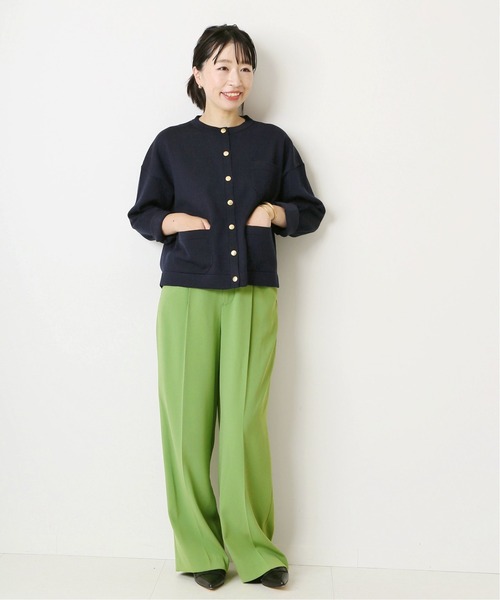 journal standard L'essage（ジャーナルスタンダードレサージュ）の「NEW バックサテンワイドパンツ◆（その他パンツ・レディース・ブラック/ベージュ/グリーン/ブルー・38/36）」の19枚目の写真