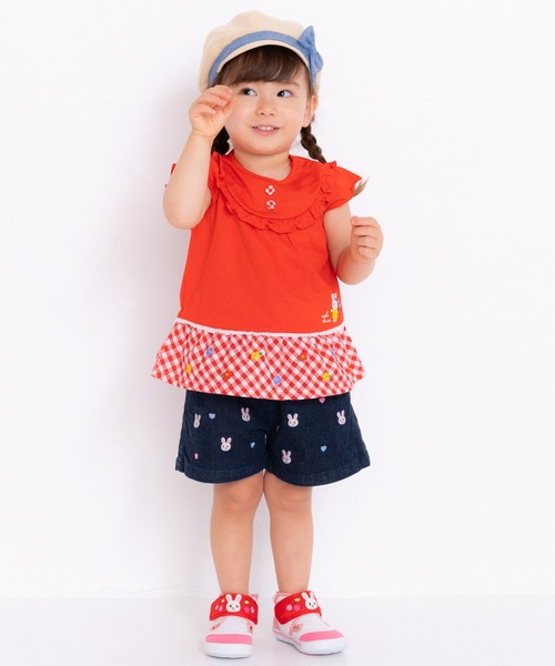 MIKI HOUSE(ミキハウス)の「キャスケット(キャップ・キッズ・ベージュ・M(50-52cm)/L(52-54cm)/LL(54-56cm)/S(48-50cm))」の2枚目の写真