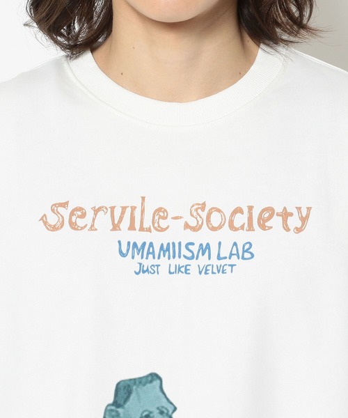 CLUB PARK(クラブパーク)の「UMAMIISIM/ウマミイズム/フランケンシュタイン&少女プリント半袖Tシャツ(Tシャツ/カットソー・メンズ・ホワイト・SMALL)」の11枚目の写真
