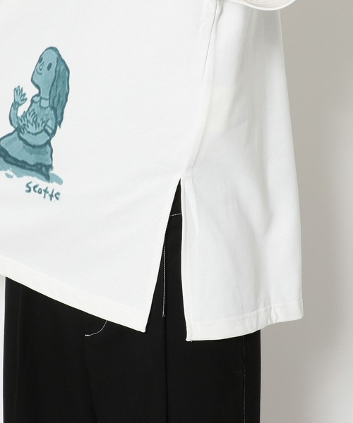 CLUB PARK(クラブパーク)の「UMAMIISIM/ウマミイズム/フランケンシュタイン&少女プリント半袖Tシャツ(Tシャツ/カットソー・メンズ・ホワイト・SMALL)」の9枚目の写真
