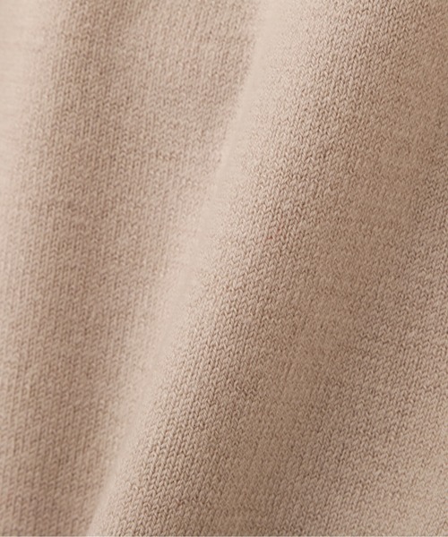 NATURAL BEAUTY BASIC（ナチュラルビューティーベーシック）の「ゴアードスカートニットセットアップ（ワンピース・レディース・ベージュ/イエロー/ネイビー・SMALL/MEDIUM）」の9枚目の写真