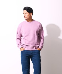 Blue Standard （ブルースタンダード）の「【BLUE STANDARD／ブルースタンダード】コットン１００％　裏毛クルーネックトレーナー　スウェットトレーナー（スウェット・メンズ）」