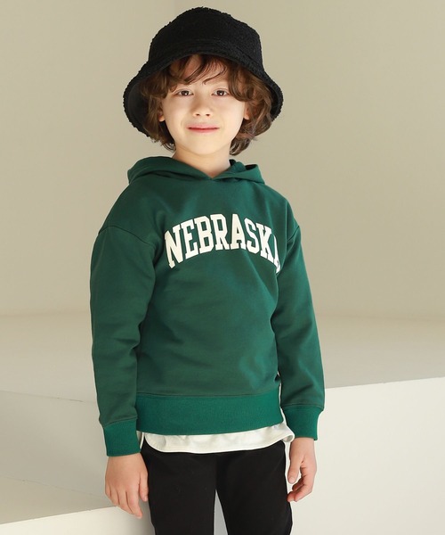 GLOBAL WORK（グローバルワーク）の「キッズ/グラフィックパーカー/216114（Tシャツ/カットソー・キッズ・ブラック/アイボリー/オフホワイト/グリーン/グレー/ホワイト系その他3・110cm/100cm/140cm/160cm/150cm/130cm/120cm）」の6枚目の写真