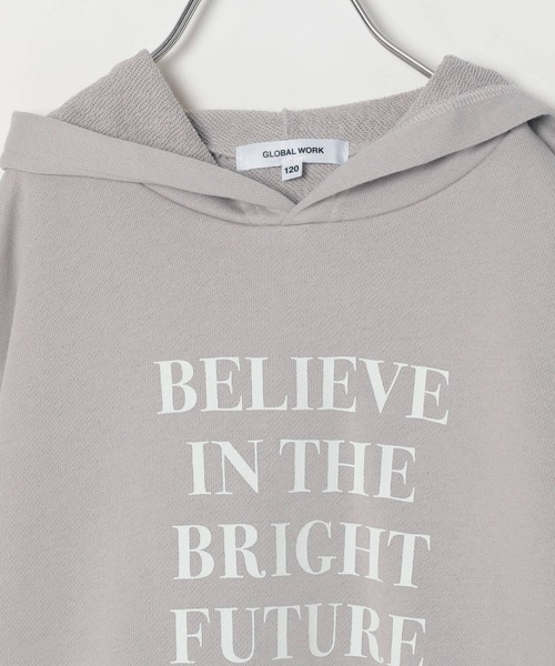 GLOBAL WORK（グローバルワーク）の「キッズ/グラフィックパーカー/216114（Tシャツ/カットソー・キッズ・ブラック/アイボリー/オフホワイト/グリーン/グレー/ホワイト系その他3・110cm/100cm/140cm/160cm/150cm/130cm/120cm）」の8枚目の写真
