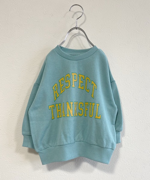 Life Support Products(ライフサポートプロダクツ)の「裏毛プリントトレーナー(80~150cm)(スウェット・キッズ・チャコール/レッド/ホワイト/ライトブルー/ブラック・140/95/110/120/90/150/100/130/80)」の4枚目の写真