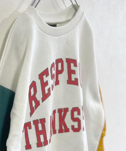 Life Support Products(ライフサポートプロダクツ)の「裏毛プリントトレーナー(80~150cm)(スウェット・キッズ・チャコール/レッド/ホワイト/ライトブルー/ブラック・140/95/110/120/90/150/100/130/80)」の7枚目の写真